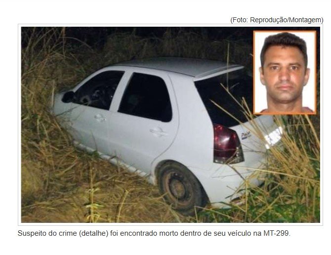Homem atira na esposa e cunhado, depois tira a própria vida no sul de MT