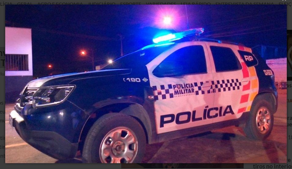 Criminosos invadem quintal e matam cachorro a tiros em cidade do interior de MT