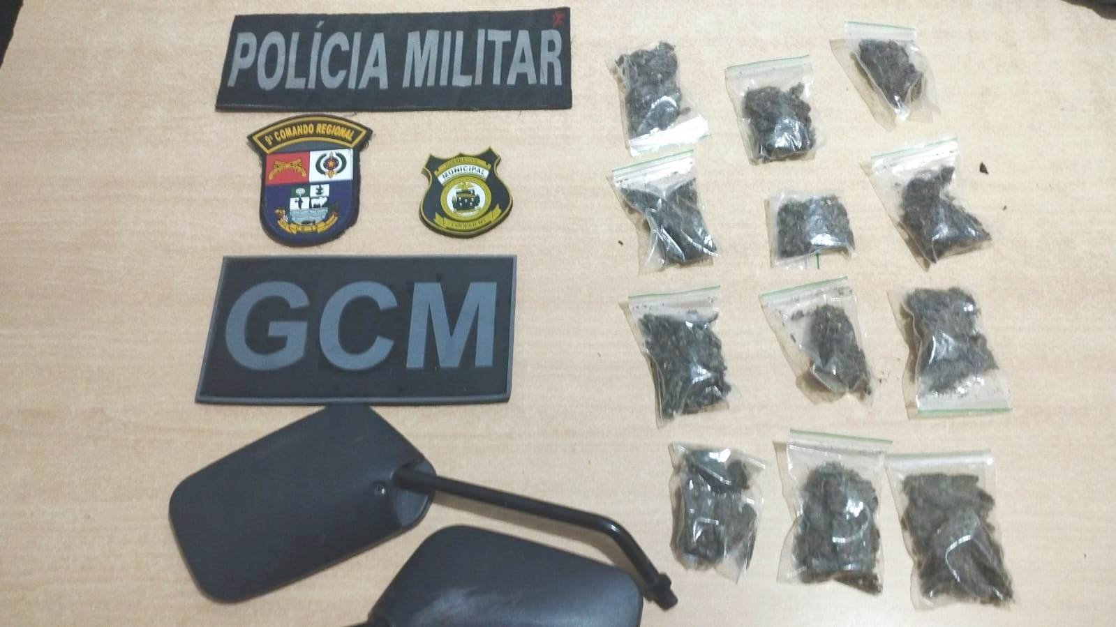 COLÍDER: Menor infrator e apreendido por Tráfico de Drogas, e por Furtar motos e adulterar placas dos veiculos.