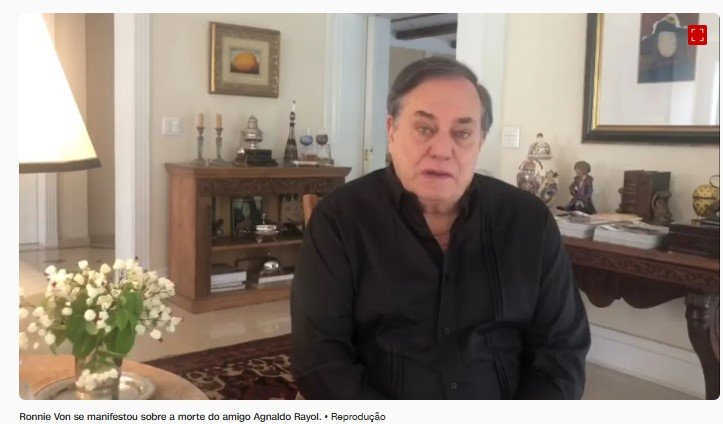'Vai em paz meu irmão', diz Ronnie Von sobre morte de Agnaldo Rayol
