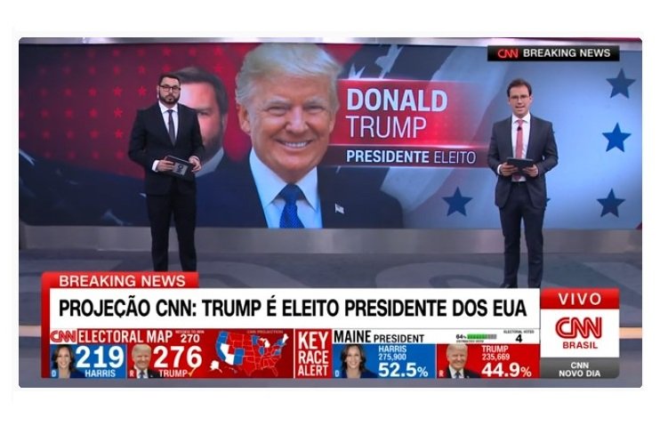 Donald Trump é eleito presidente dos Estados Unidos, projeta CNN