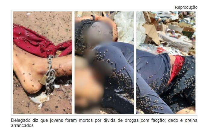 Delegado diz que jovens foram mortos por dívida de drogas com facção; dedo e orelha arrancados