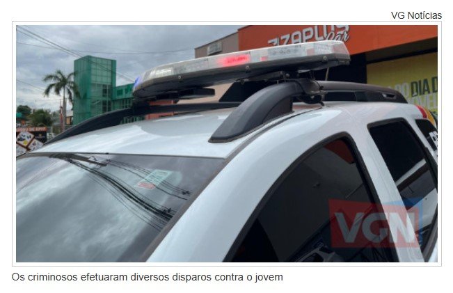 SINOP: Jovem é perseguido e morto a tiros em via pública