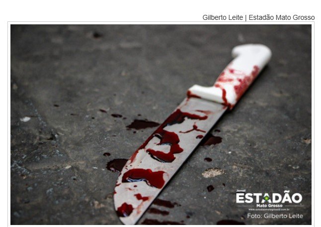 Vizinha escuta gritaria e casal é encontrado morto a facadas em residência de MT