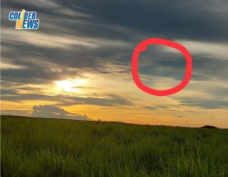 Mulher tira foto de OVNI nos céus de MT. (Fotos)