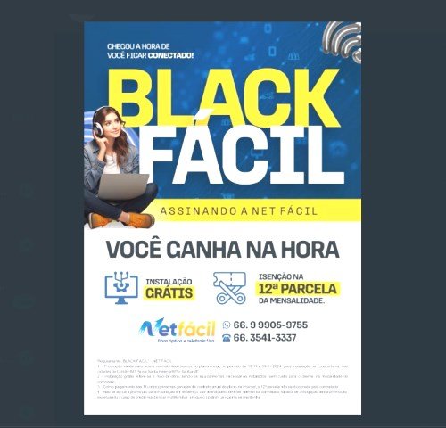 Confira os benefícios da verdadeira Black na NetFácil