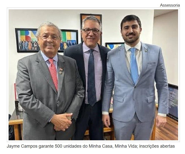 Jayme garante 500 unidades do Minha Casa, Minha Vida para MT; veja cidades
