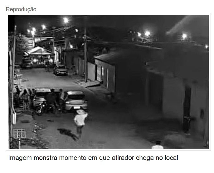 Câmeras flagram momento em que atirador mata 1 e fere 4