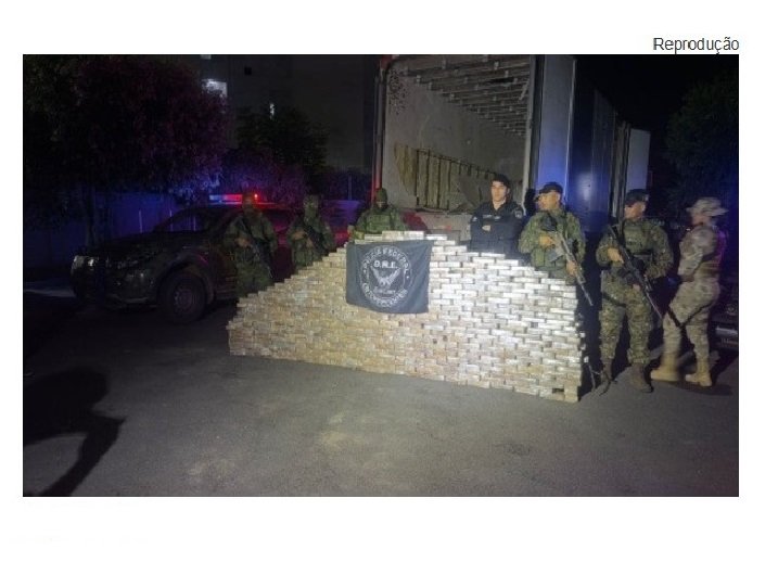Policiais apreendem carga de R$ 25 milhões de cocaína em MT