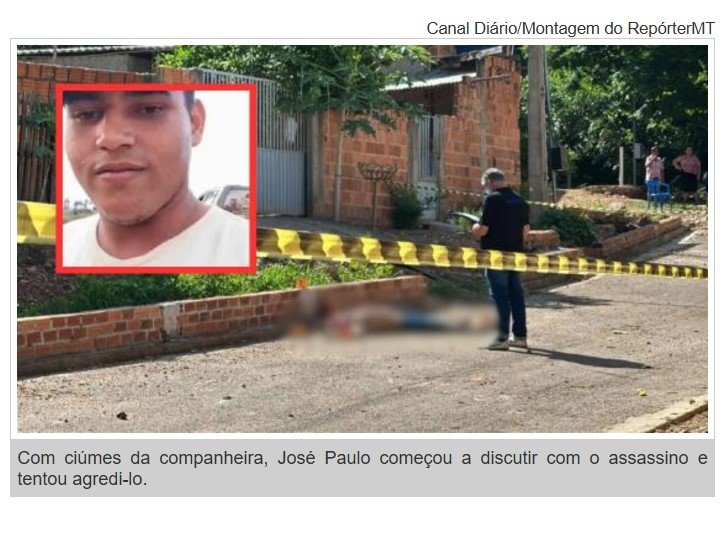 Com ciúmes da esposa, marido parte pra cima de homem e é assassinado a tiros