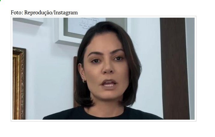 Michelle Bolsonaro critica arquivamento de investigação contra Silvio Almeida