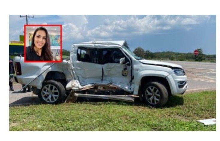 Advogada morre em acidente entre Amarok e carreta em MT