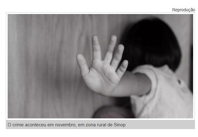 SINOP: Vizinho estupra três crianças e dá brinquedo em troca do silêncio das vítimas