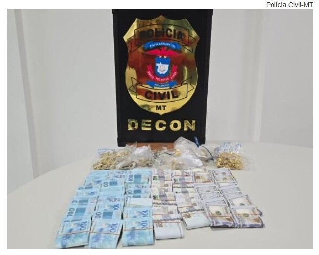Influenciadores presos tinham 128 mil reais e 31 mil dólares em notas falsas