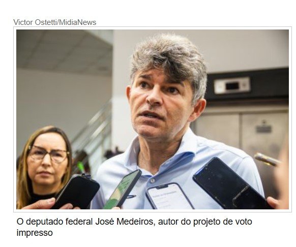 Proposta de Medeiros que prevê voto impresso é aprovada na CCJ