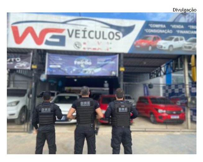 Trio é preso acusado de vender drogas em loja de carros
