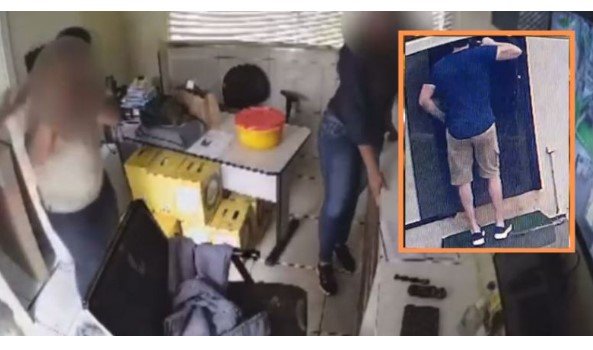 Novas imagens mostram momento antes de morador agredir zelador; veja vídeo