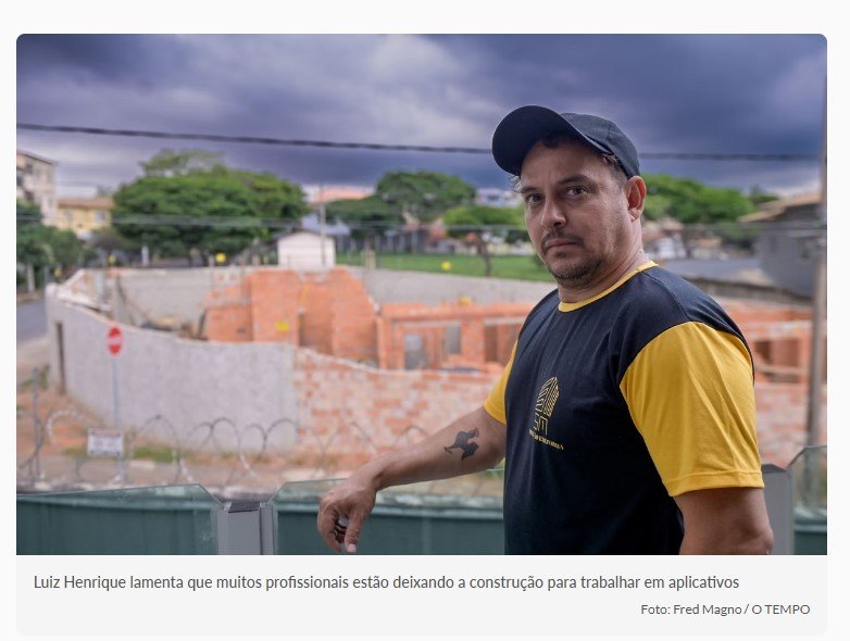 Mão de obra da construção civil encarece 69% em 10 anos no Brasil sob ameaça de apagão