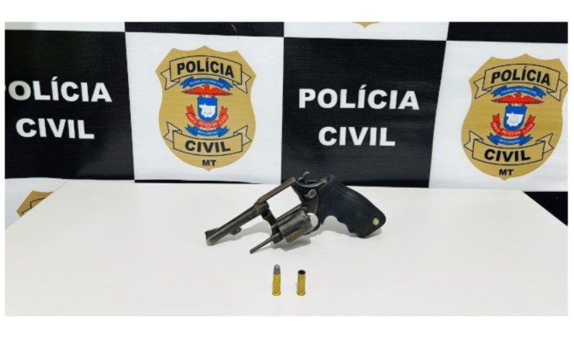 Homem é preso em Nova Xavantina após disparar arma e acertar colega em confraternização