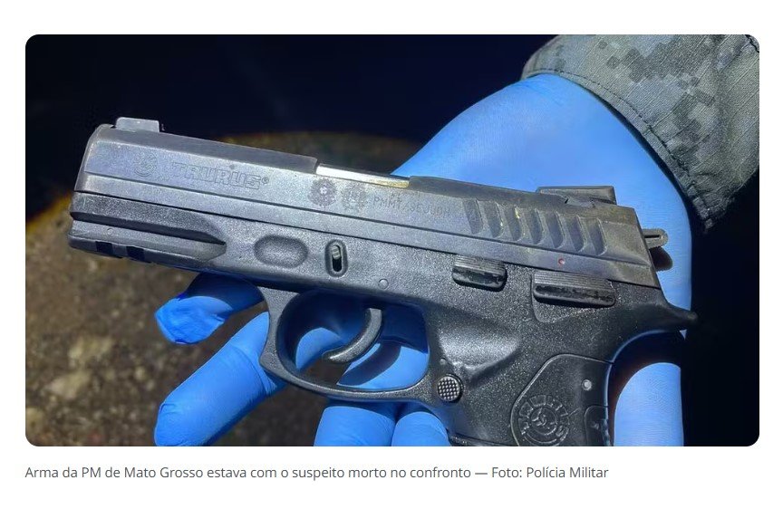 Polícia mata bandido que matou policial em MT e estava foragido