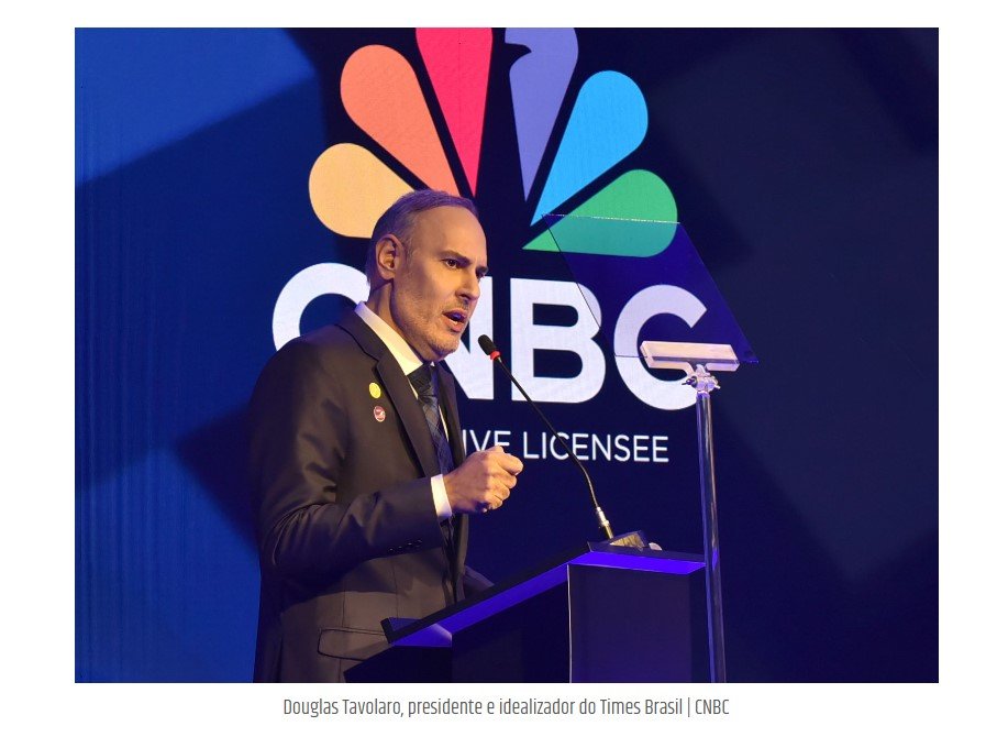 'Times Brasil é a CNBC no Brasil', afirma Douglas Tavolaro