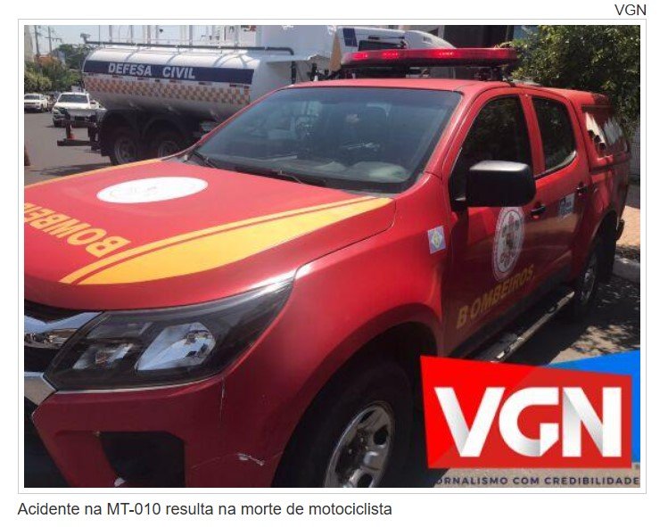 Acidente na MT-010 resulta na morte de motociclista