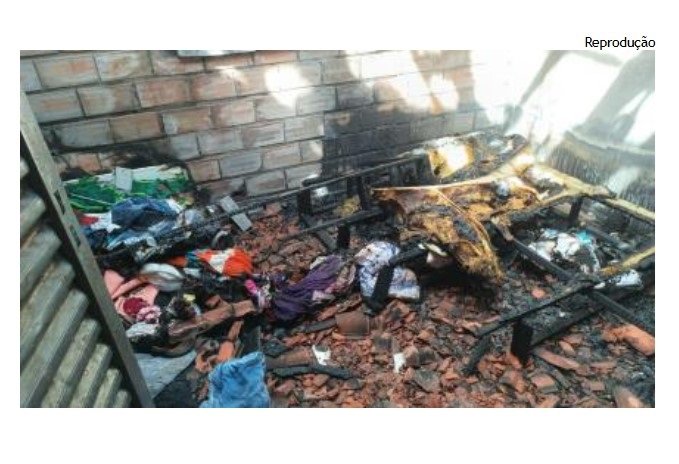 Brincadeira de criança causa incêndio em residência de MT