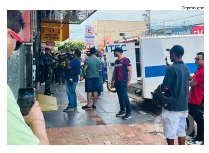 PM de folga mata assaltante dentro de loja em Rondonópolis