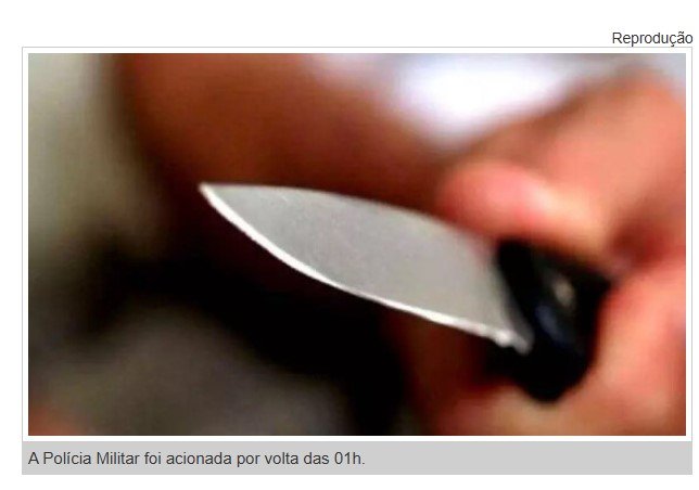 Jovem é esfaqueada e tem rosto desfigurado pelo namorado