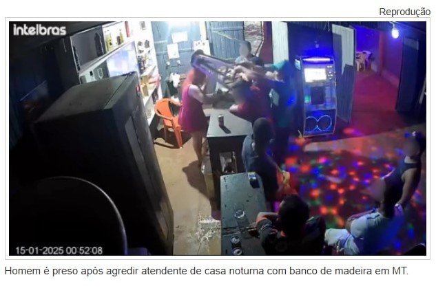 Homem é preso após agredir atendente de casa noturna em MT
