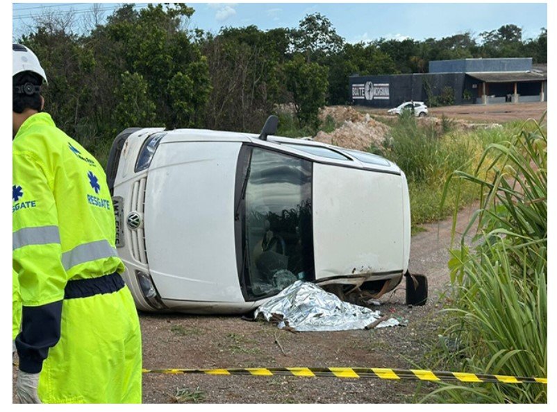 Idoso morre em acidente na BR-163 de Sorriso.
