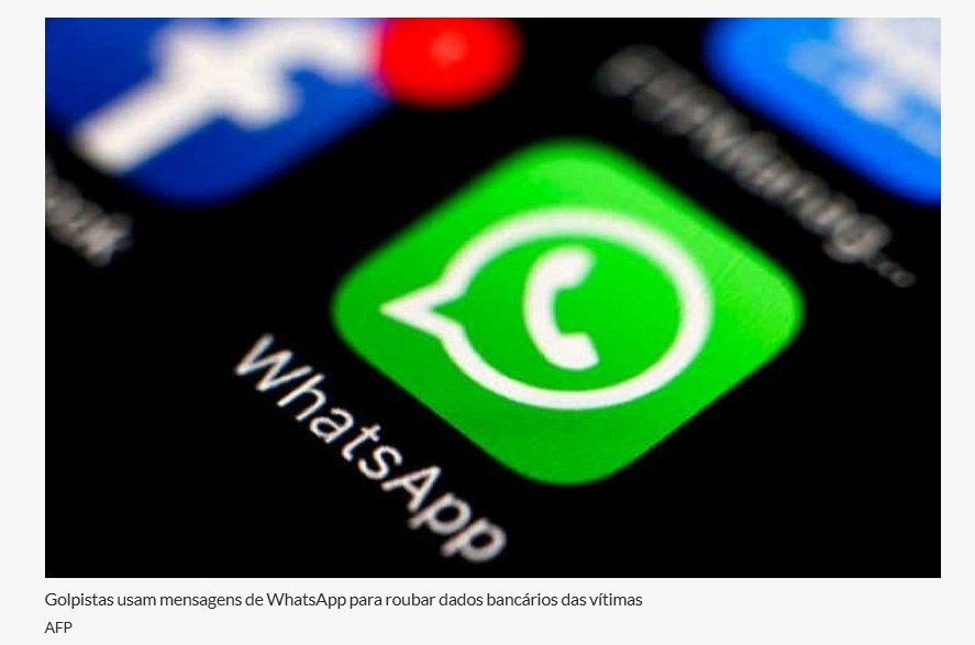 Novo golpe no WhatsApp rouba credenciais bancárias