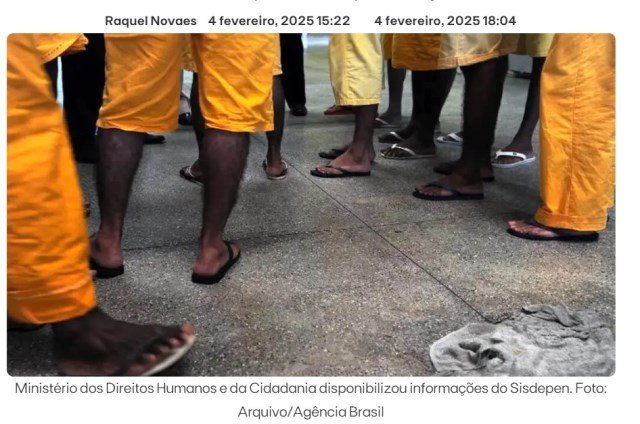 Brasil é o 3º país com maior número de presos do mundo, com mais de 850 mil encarcerados