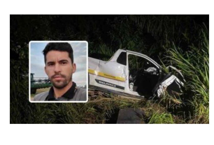 Batida forte entre picape e caminhão mata homem em MT