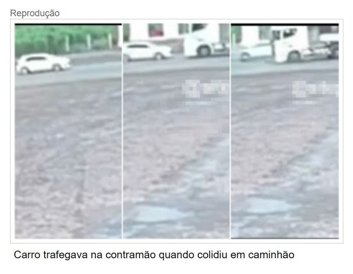 Câmera flagra acidente que matou avó e netas em rodovia de MT