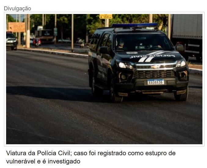 Homem é preso em cidade de MT por estuprar enteada de 12 anos