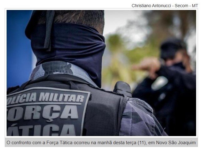 Membro de facção que extorquia comerciantes peita a Força Tática e vai pra vala