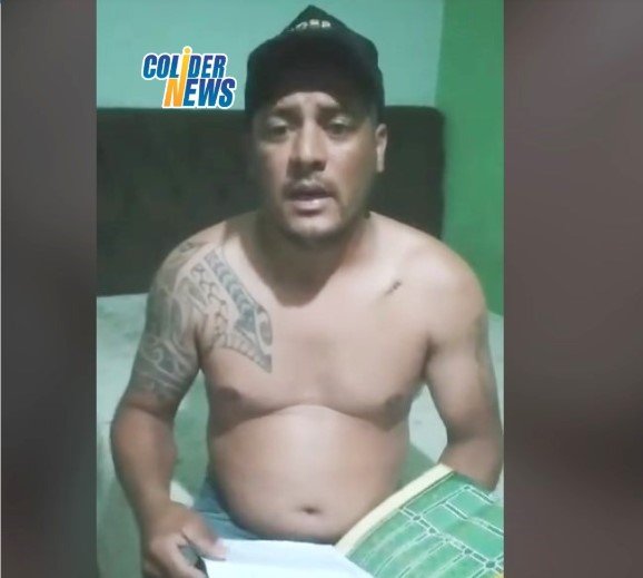 COLÍDER: Sandro vitima da tentativa de homicídio sofrida na semana passada dá a sua versão sobre os fatos. (Video)