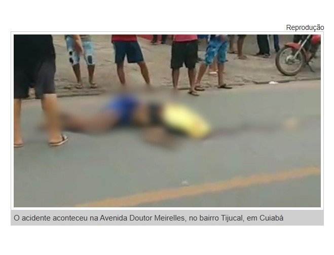 Homem bate moto em carro e tem cabeça esmagada; veja vídeo