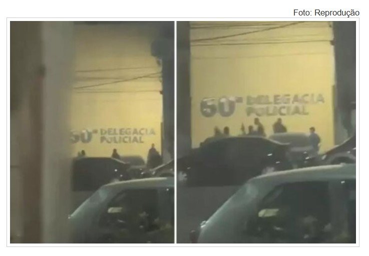 Bandidos invadem delegacia e deixam policiais feridos; Veja vídeo