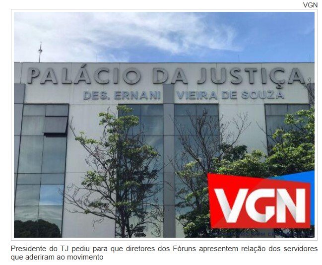 Em ato de protesto, servidores do Judiciário reduzem a 'força de trabalho'; TJ quer saber quem aderiu ao movimento