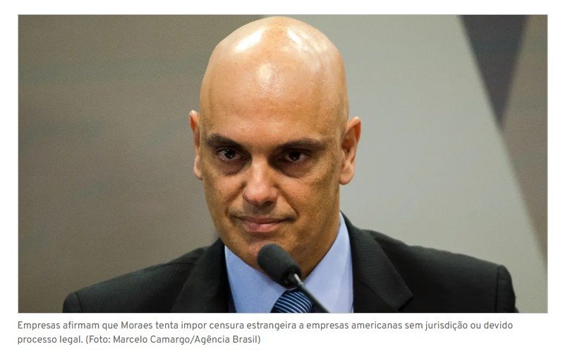 Rumble e Trump Media entram com nova ação contra Moraes nos EUA