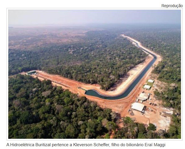 Filho de bilionário de Mato Grosso recorre para não pagar multa de R$ 20 mil por conta de hidrelétrica