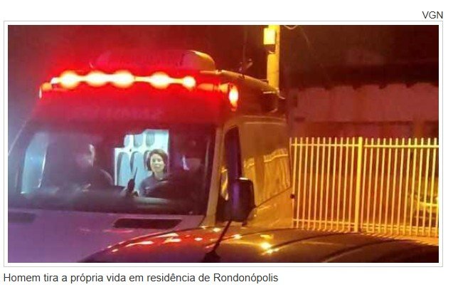 Homem tira a própria vida em residência em cidade de MT