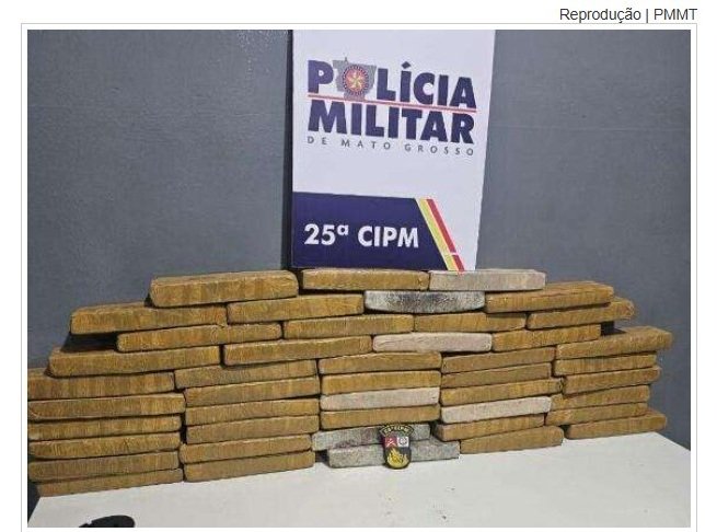 Caminhoneiro é preso transportando tabletes de maconha em meio a carga de carnes