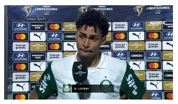 Jogador do Palmeiras é vítima de racismo na Libertadores sub-20, toma até cusparada e cai no choro