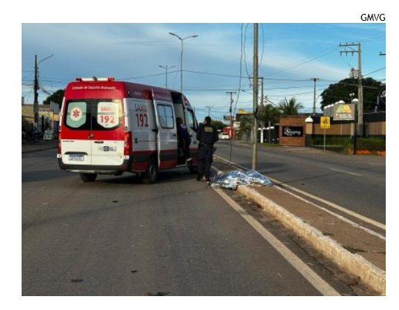 Motociclista morre ao bater contra poste de iluminação em VG