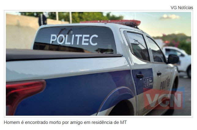 Homem é encontrado morto por amigo em residência de MT