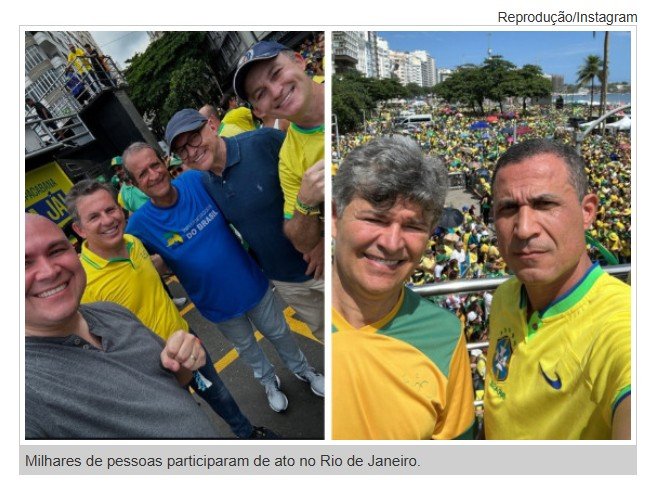Políticos de Mato Grosso marcam presença em manifestação por anistia