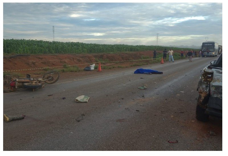 Idoso morre em grave acidente entre moto e Strada na MT-140 em cidade de MT.